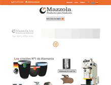 Tablet Screenshot of mazzola.biz